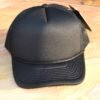 Black all foam hat example All black foam trucker hat