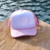 Light pink and white foam trucker hat Light pink and white foam trucker hat