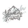Adventure awaits embroidery design