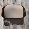 Brown and tan Foam Trucker Hat