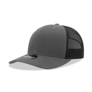 Decky charcoal and black curved mesh