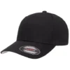 Flexfit twill black curved bill hat Flexfit twill black curved bill hat