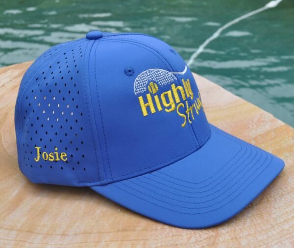 Name on the side of the hat option