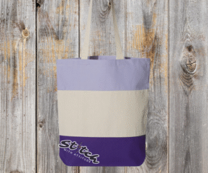 Tri color canvas purple