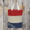 Tri color canvas red white blue
