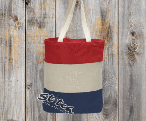Tri color canvas red white blue