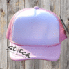 White and light pink Foam Trucker Hat