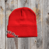 Red beanie Red beanie