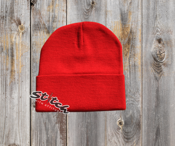 Red beanie Red beanie