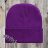 Purple beanie