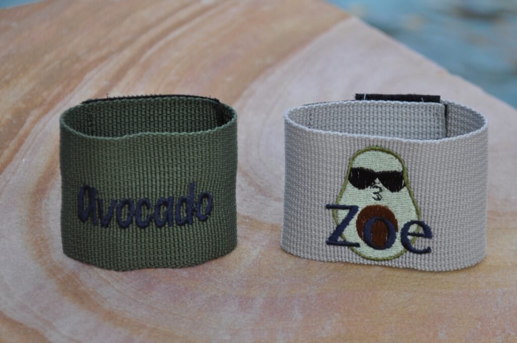 Avocado duel example luggage tag wrap