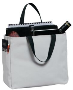 Port Authority Chrome bag with side pockets and straps