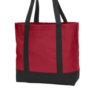 Port Authority red and black day tote bag Port Authority red and black day tote bag