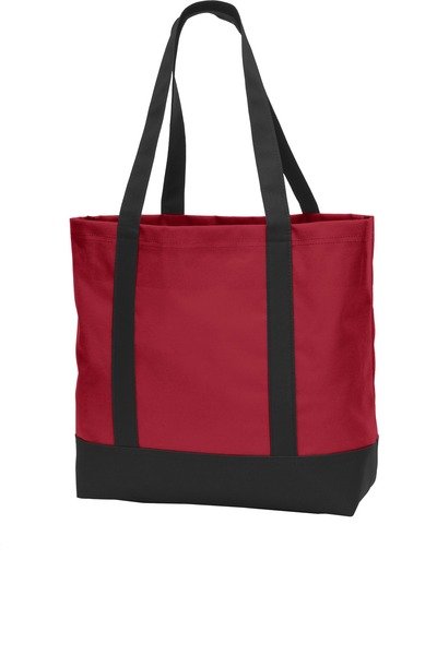 Port Authority red and black day tote bag Port Authority red and black day tote bag