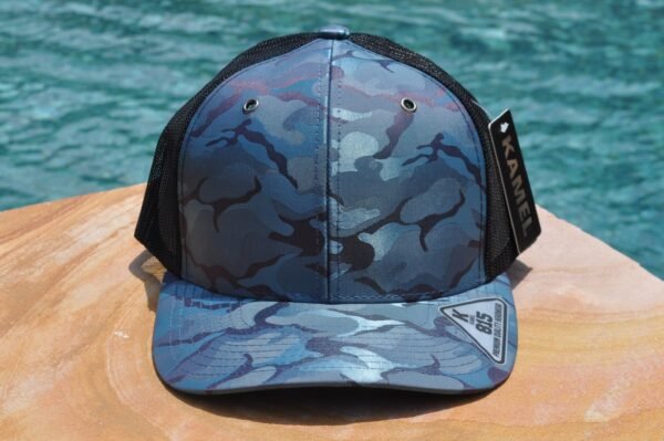 Blue camo hat blank Blue camo hat blank