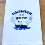 Whatever floats your goat embroidery design