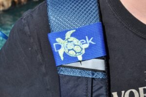 Turtle and name on a backpack