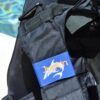 wrap around style name tag on a BCD