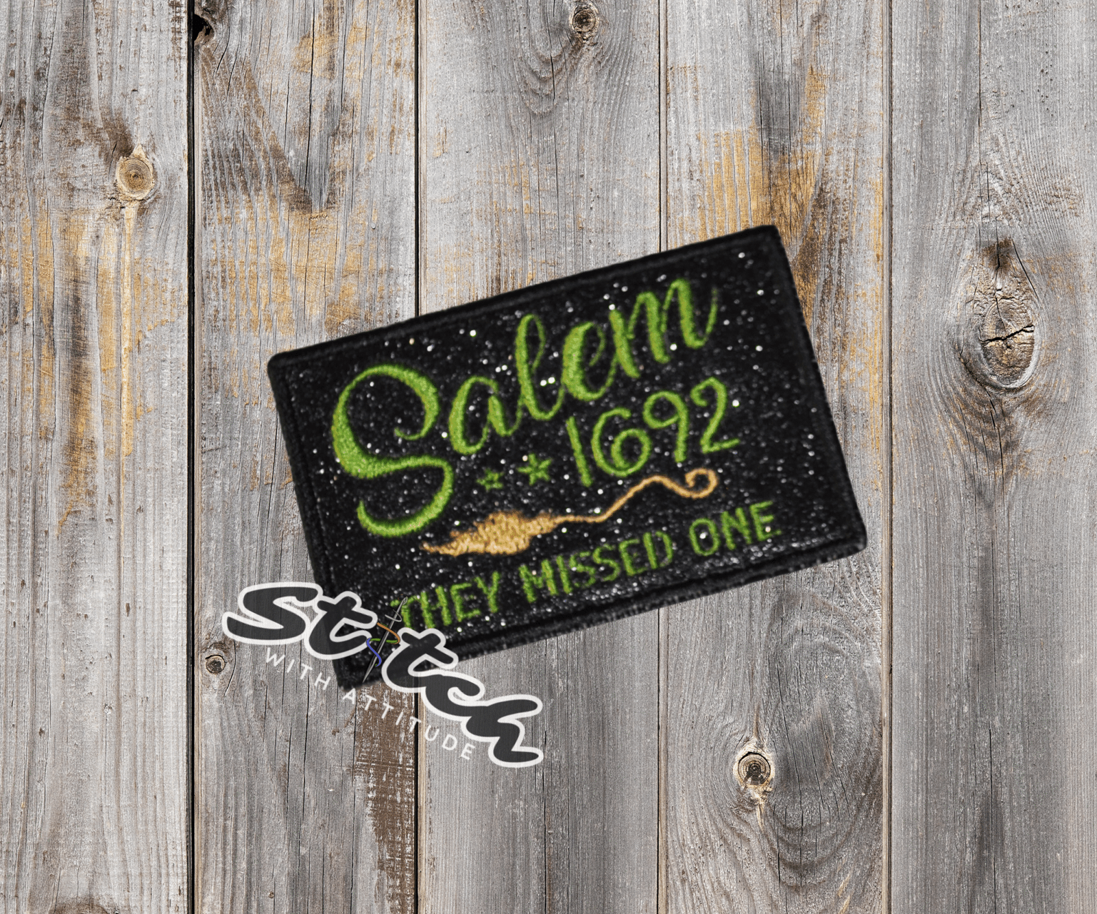 Salem Witch - They Missed one - Embroidered Patch