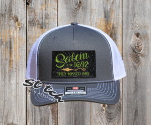 Salem witch they missed one patch on a hat