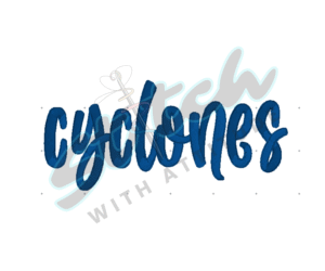 Embroidery Mascot name design