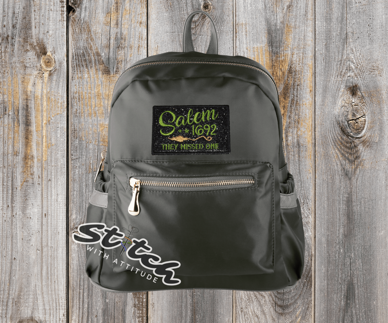 Salem witch they missed one patch Salem Witch - They Missed one - Embroidered Patch