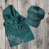 Hoodie and cap combo with mascot name