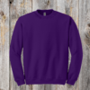 Purple crewneck sweatshirt