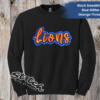 Custom Glitter & Puff Embroidery Sweatshirt – Personalized Crewneck or Hoodie – Multi-Color Options