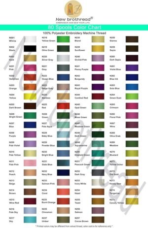 Thread color options