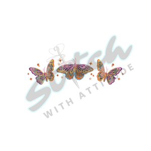 Butterfly embroidery