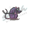 Hockey Rat Embroidery