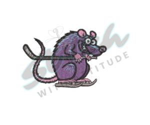 Hockey Rat Embroidery