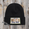 Black beanie with I don't do Winter very well design