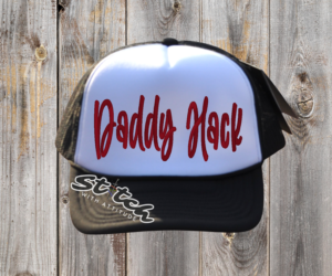 White and Black Foam trucker hat