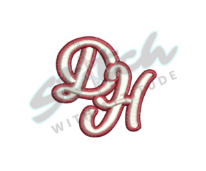 Daddy Hack Logo embroidery example Daddy Hack Logo embroidery example