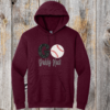 Custom go team glitter maroon sweatshirt Custom go team glitter maroon sweatshirt