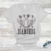 ASPHALT Dirt and Diamonds Rhinestone Baseball Tee, Crewneck and Hoodie