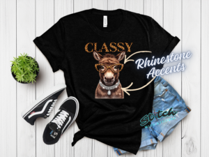 Classy-Ass-Rhinestone-Tee-1 Classy Ass Donkey Rhinestone Tee, Crewneck and Hoodie