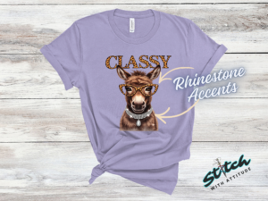Classy-Ass-Rhinestone-Tee-7 Classy Ass Donkey Rhinestone Tee, Crewneck and Hoodie