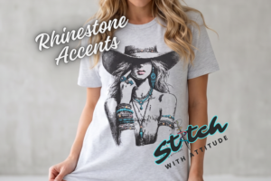 Cowgirl Rhinestone Western Graphic Tee, Crewneck and Hoodie