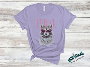 Feral Raccoon Rhinestone Tee