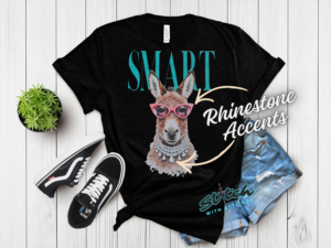 SMARTDONKEY-RSTNE-TEE-mockups-01 Smart Donkey Rhinestone Tee, Crewneck and Hoodie