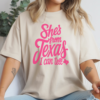 She's From Texas Rhinestone Tee, Crewneck and Hoodie