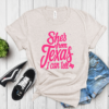 She's From Texas Rhinestone Tee, Crewneck and Hoodie