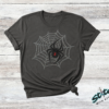 Spider-and-web-design-on-mock-up-2 Black Widow Rhinestone Spider Web Shirt, Crewneck and Hoodie