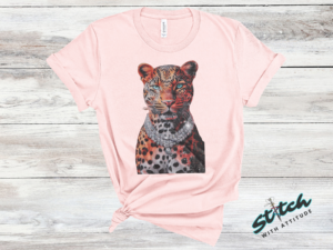 Tiger Vogue Rhinestone Leopard Tee, Crewneck and Hoodie