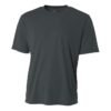 A4 N3142 DryFit short sleeve blank in graphite